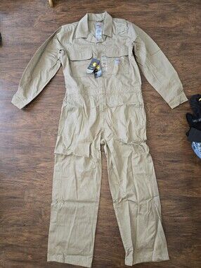NWT Carhartt Flame Resistant Traditional Twill Coveralls Mens 42x31